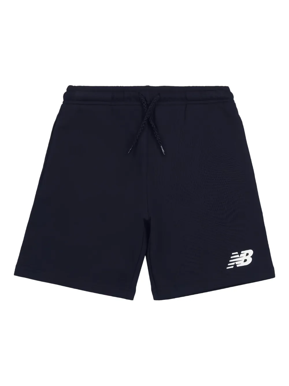 New Balance Drawstring-waist Logo-print Shorts In Blue
