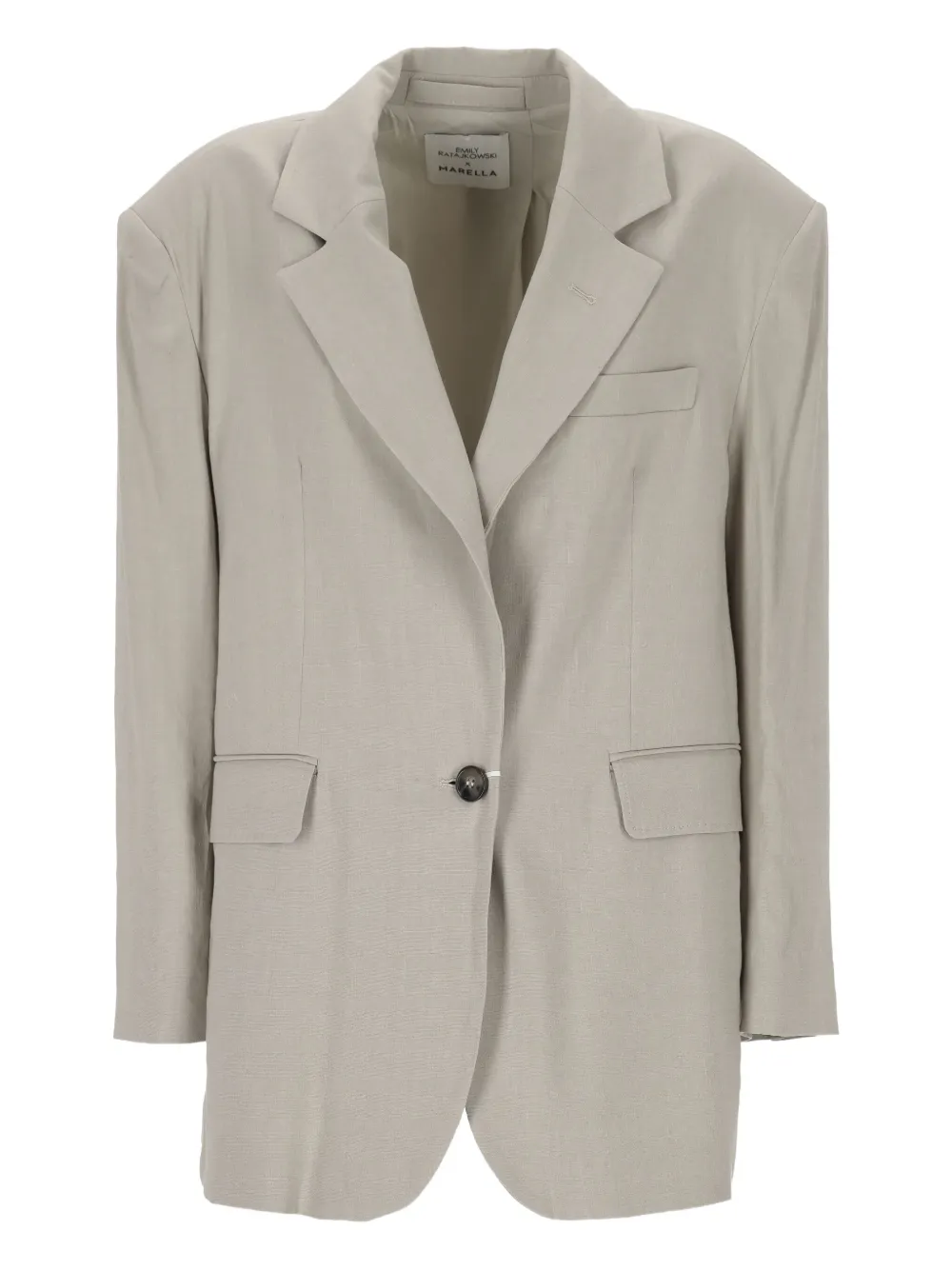 Marella single-breasted blazer | Neutrals | Image 1