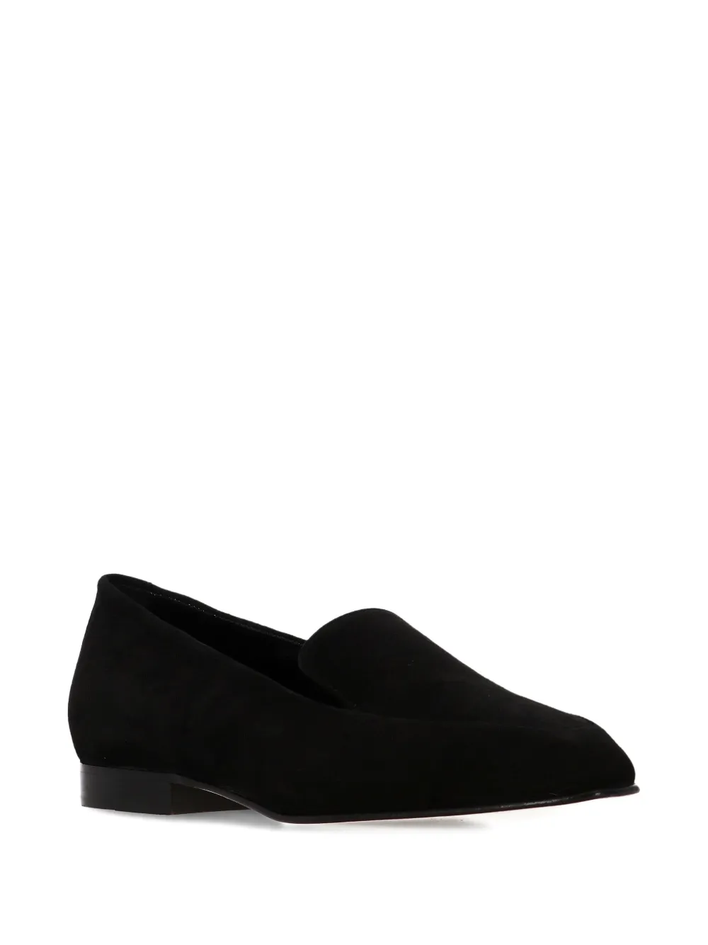 Manolo Blahnik Pitaka suede loafers - Zwart