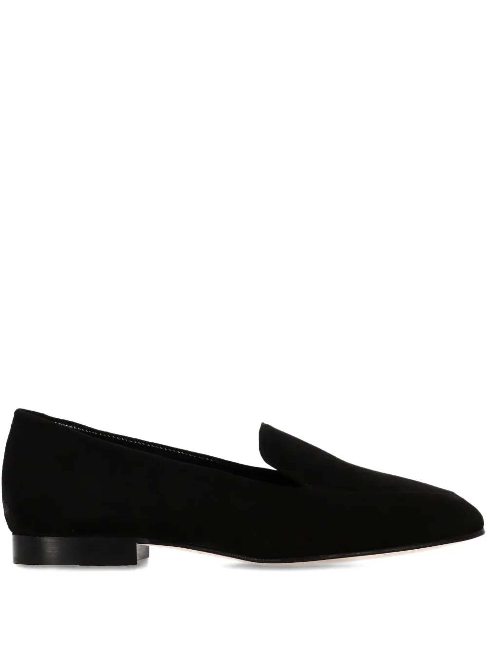 Manolo Blahnik Pitaka suede loafers Zwart