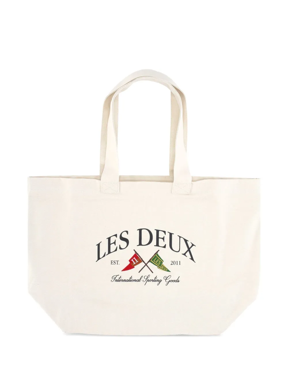 Les Deux tote con logo | blanco | Image 1