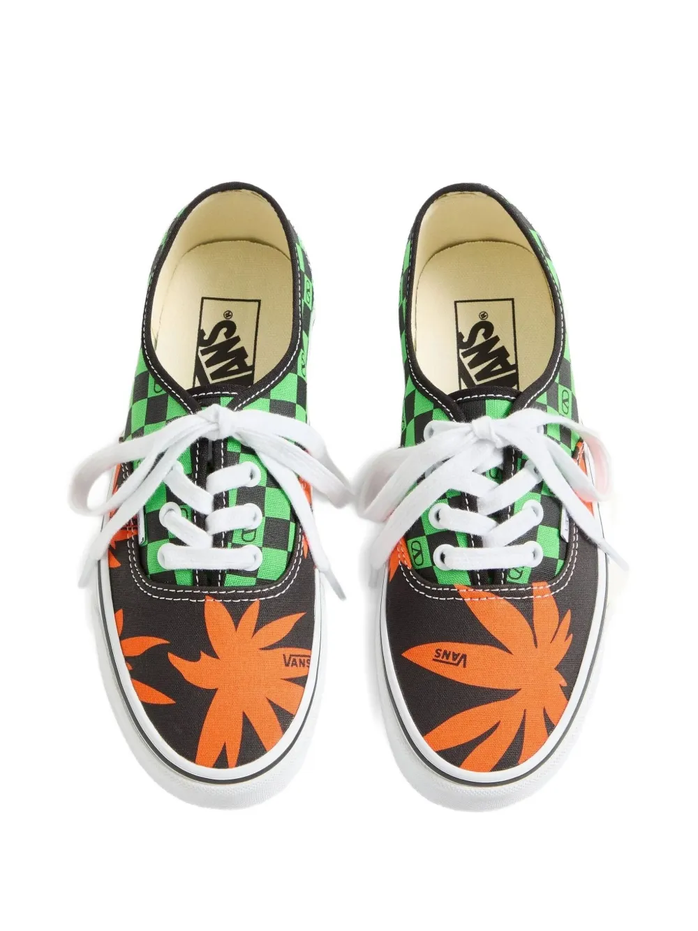 Vans x Valentino Garavani VLogo Signature geruite sneakers Groen