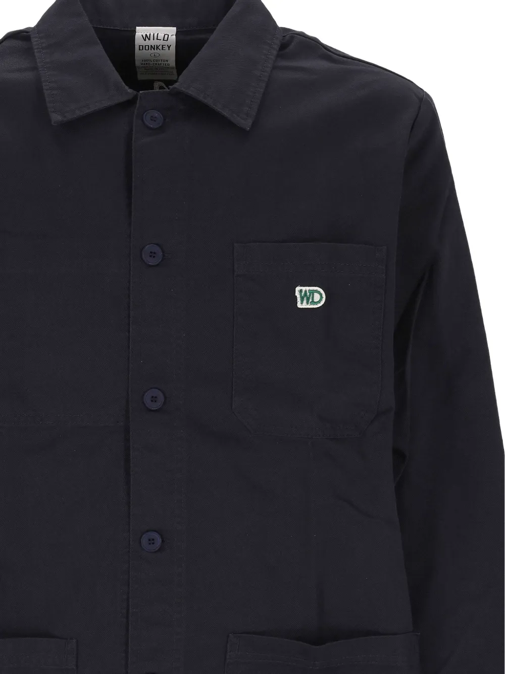 Wild Donkey Classic Americana Button Three-pocket Jacket In Blue