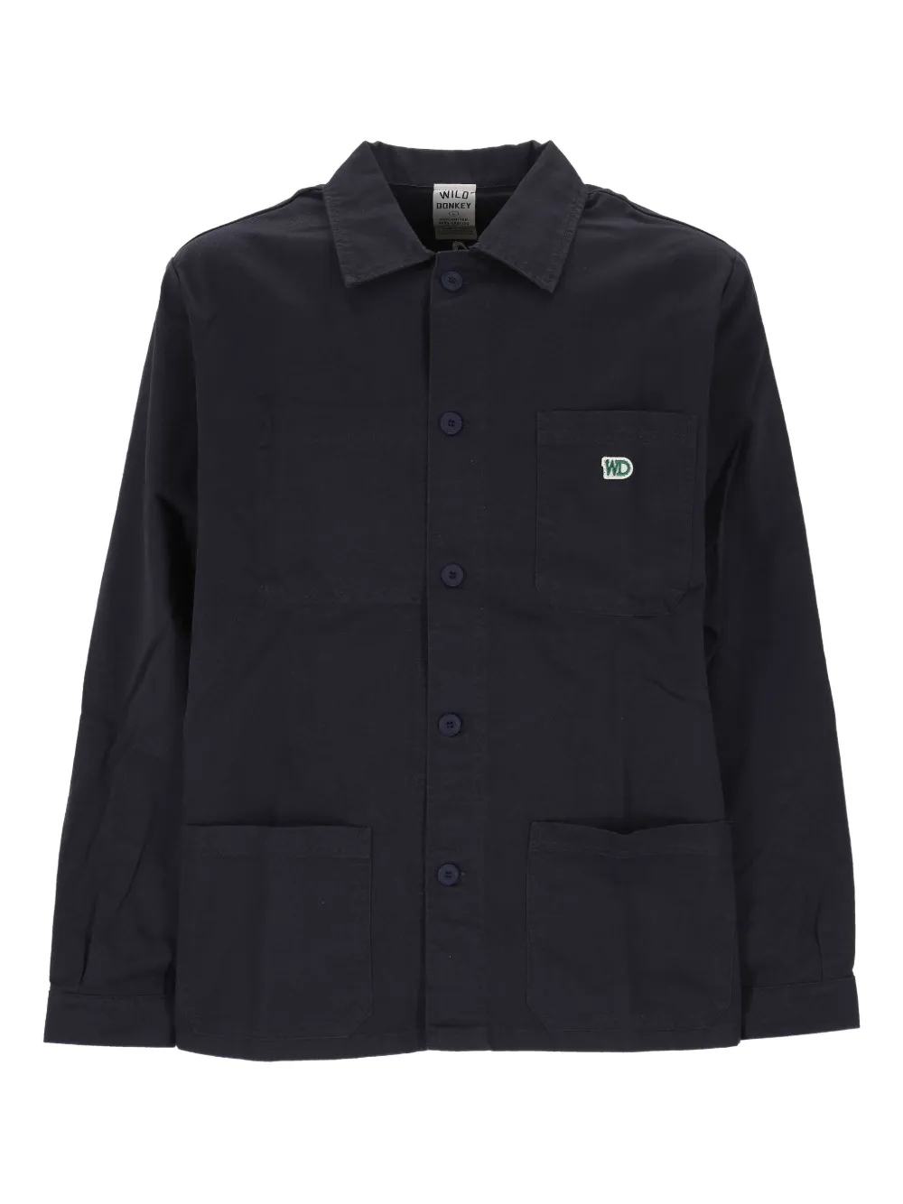 Wild Donkey Classic Americana Button Three-pocket Jacket In Blue