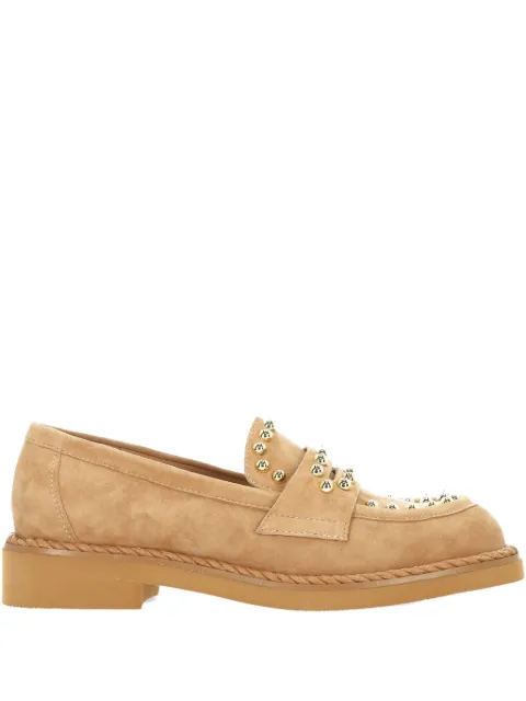 Bruno Premi 30mm Croa Tea studded loafers