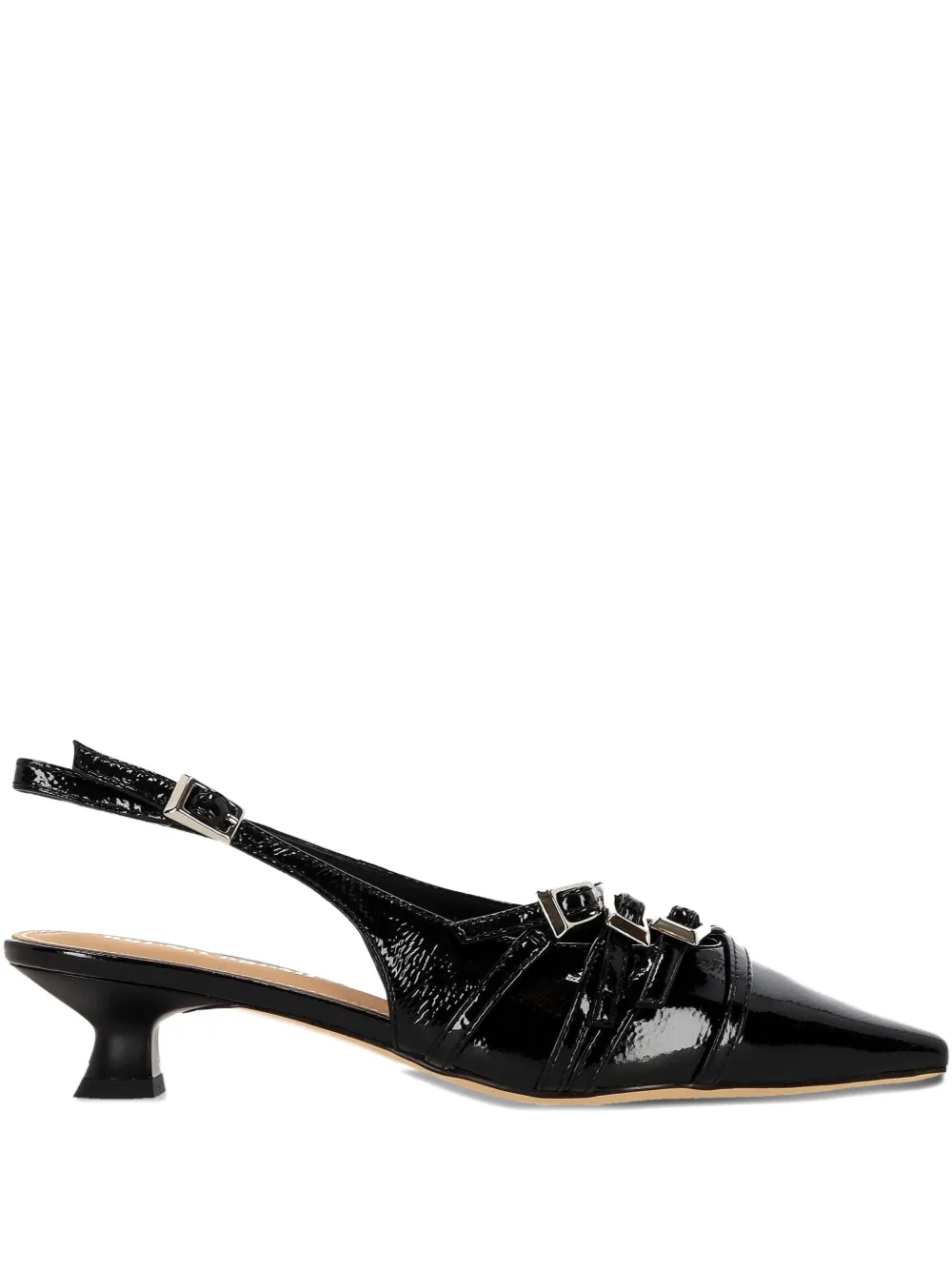 Bruno Premi 40mm Gao Treo buckle slingback pumps | Black | Image 1