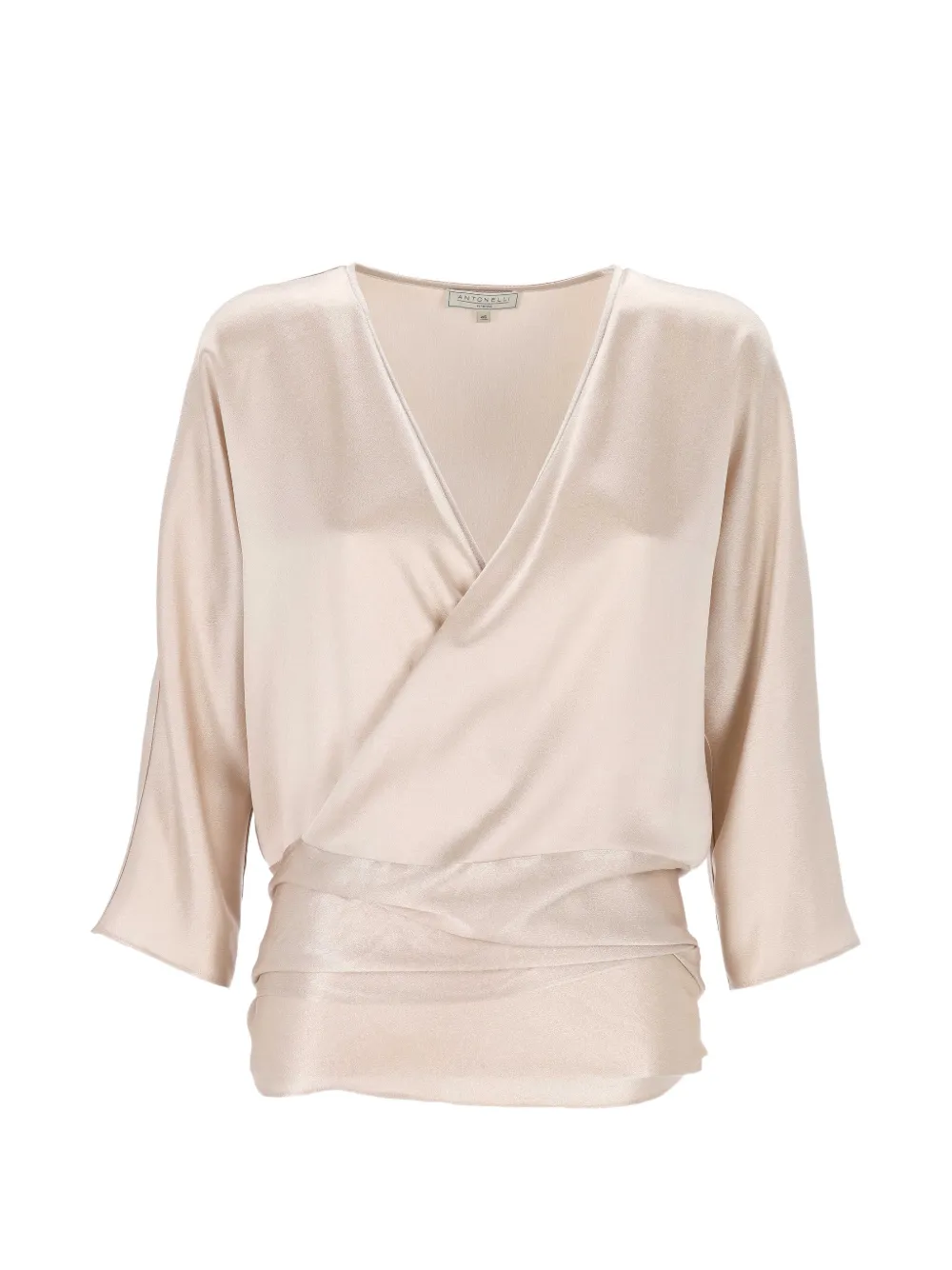 Antonelli wrap-style blouse - Rosa