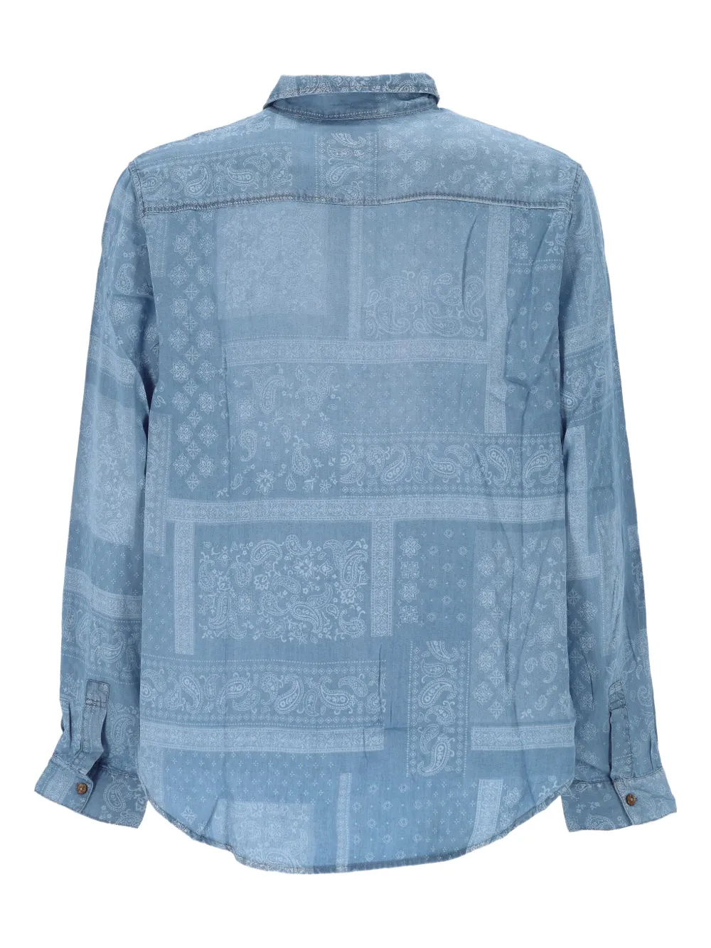 Tooco Patchwork Shirt In Blue