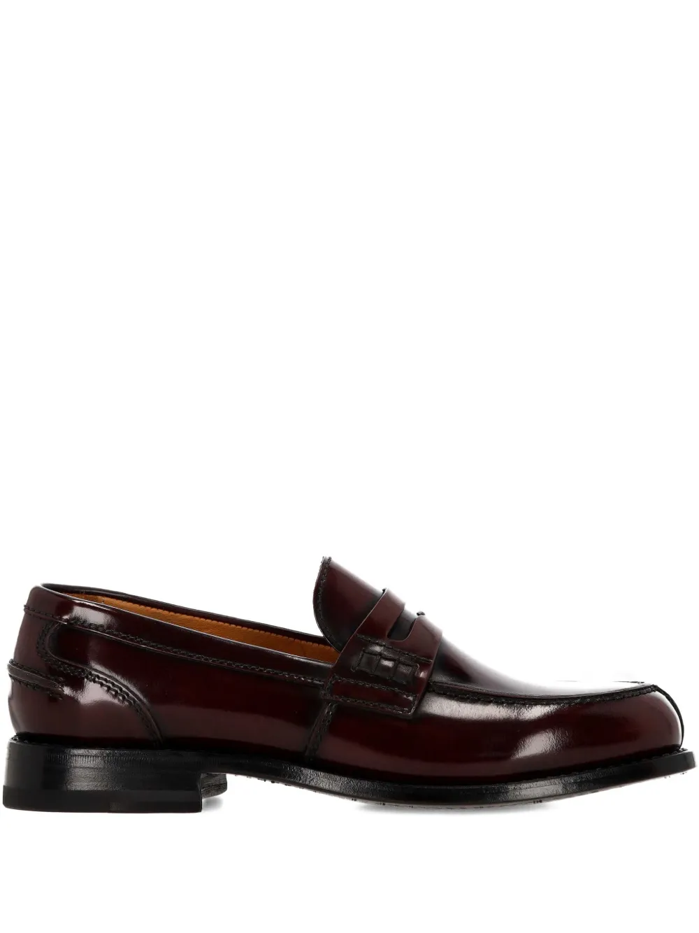 Ortigni panelled flat loafers | Brown | Image 1