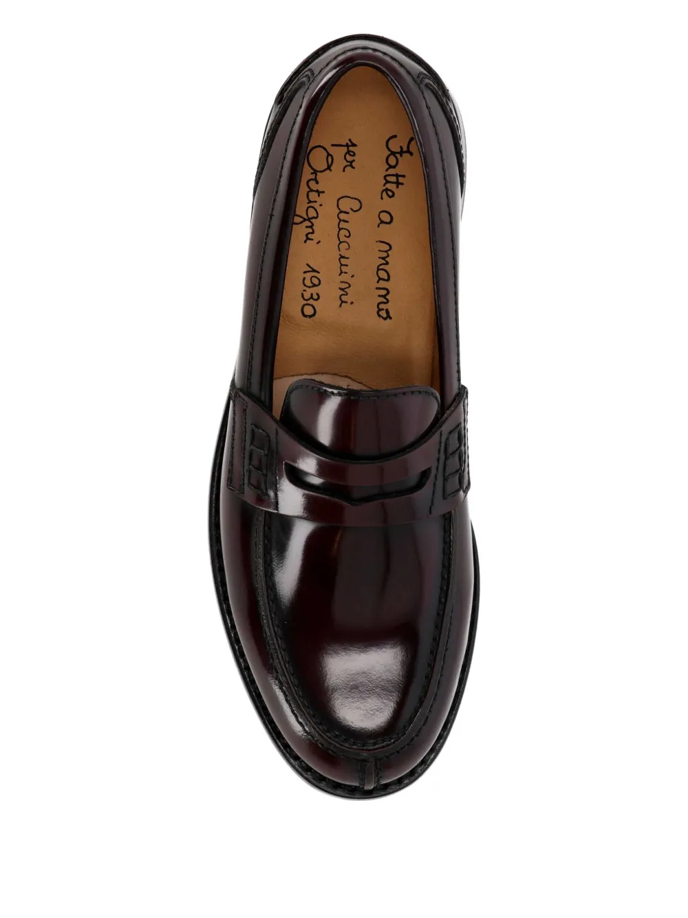 Ortigni Panelled Flat Loafers In Brown