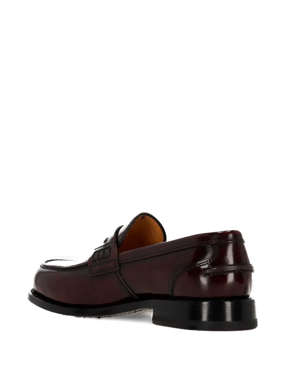 Ortigni Panelled Flat Loafers In Brown