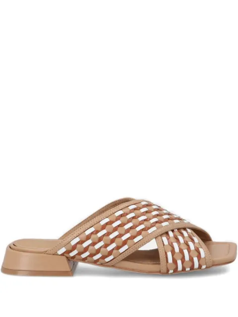 Bruno Premi woven crossover sandals