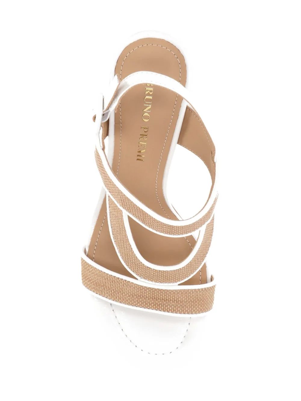 Bruno Premi strap heeled sandals Wit