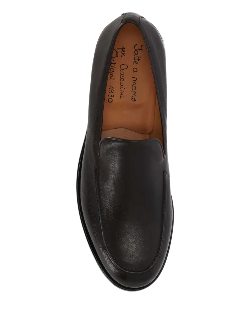 Ortigni Leren loafers Bruin