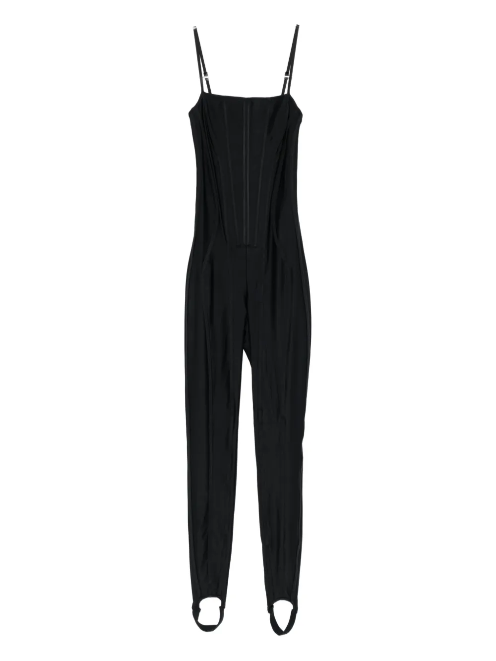 Mugler mono largo a paneles | negro | Image 1