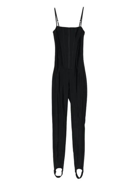 Mugler panelled jumpsuit