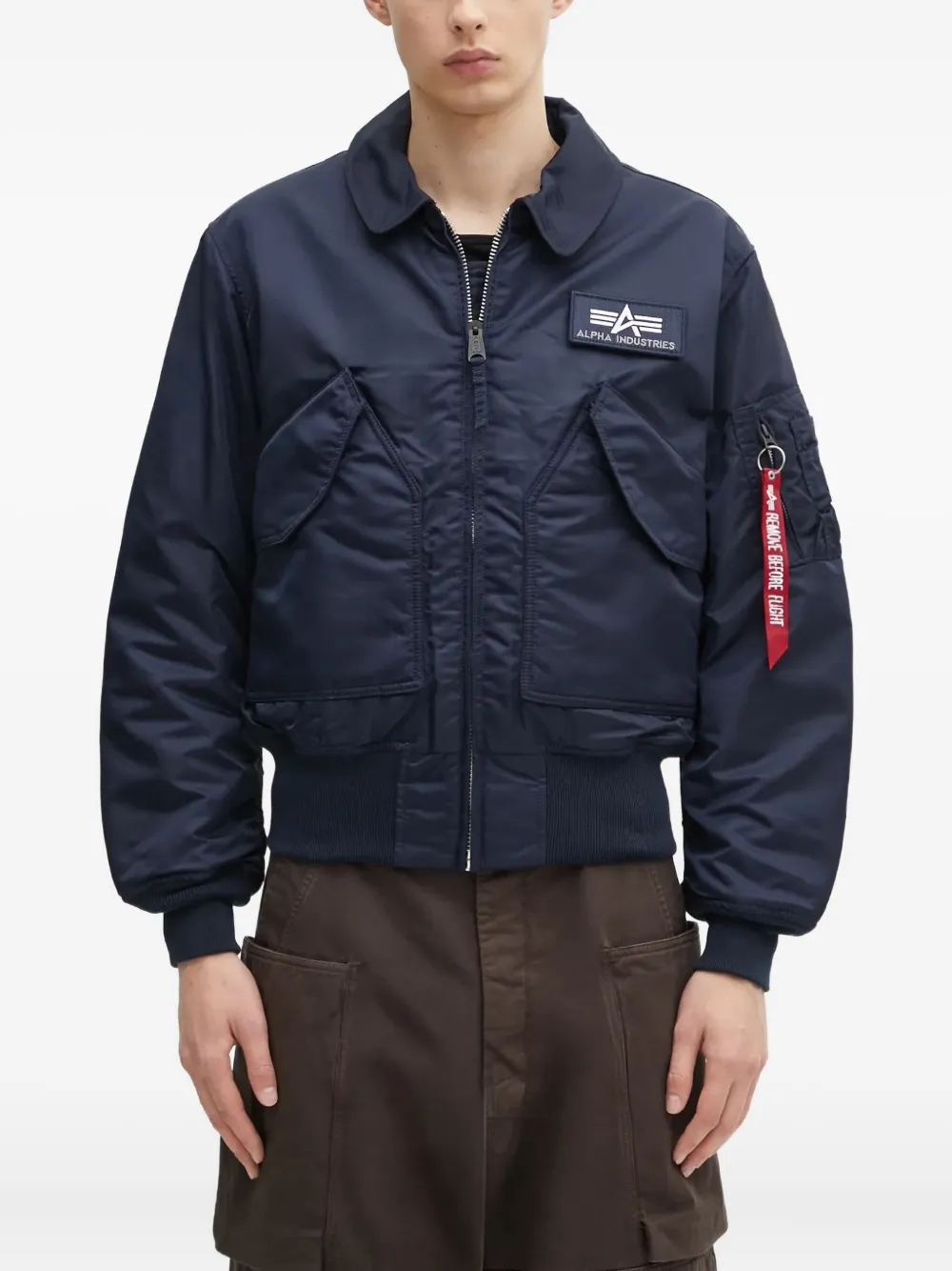 Alpha Industries CWU-45 Heritage bomber jacket | Blue | Image 1