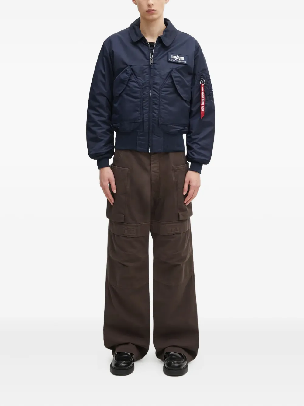 Alpha Industries CWU-45 Heritage bomber jacket | Varsity Jackets | Image 2