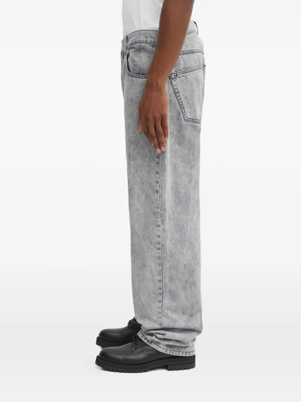  Aries Button-fastening Jeans - Grey 