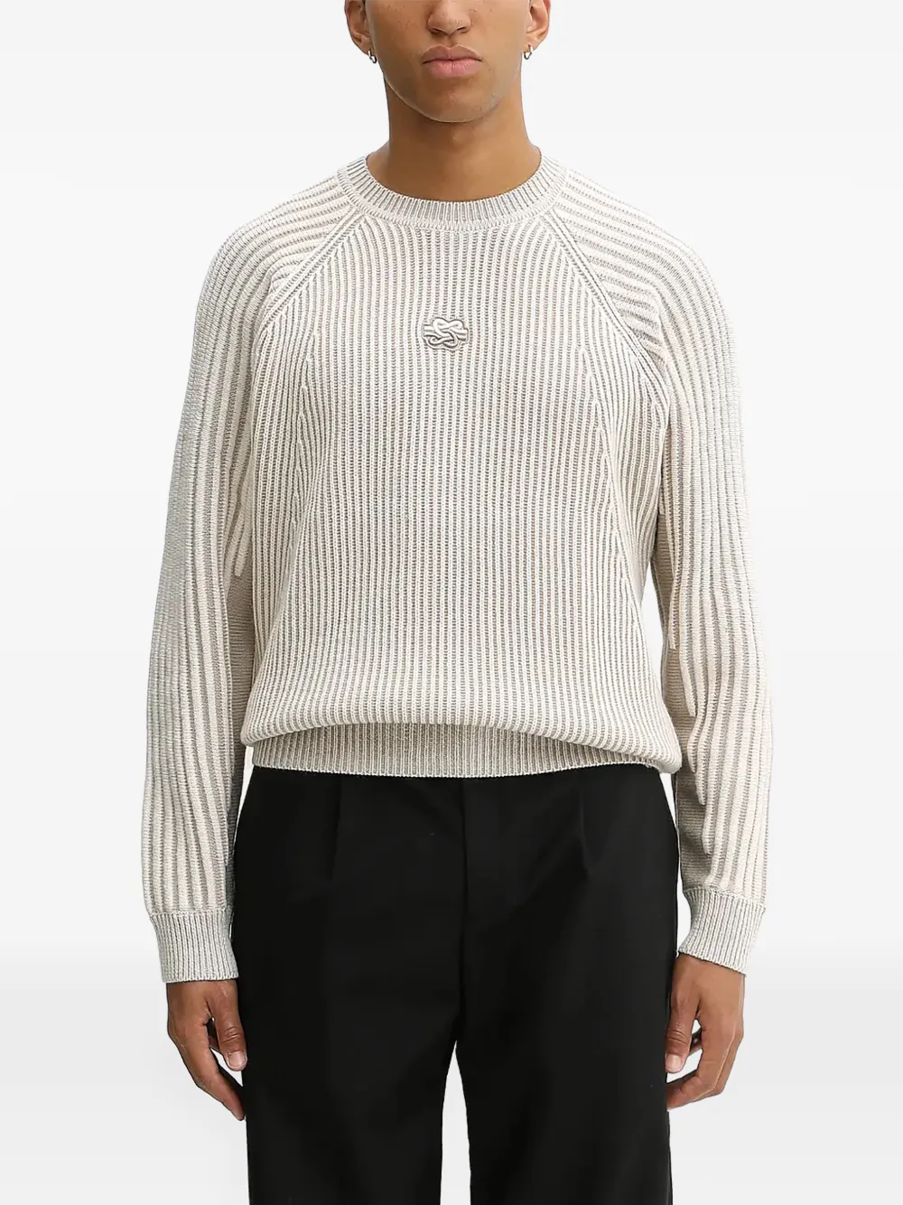Filling Pieces ribbed sweater - Toni neutri