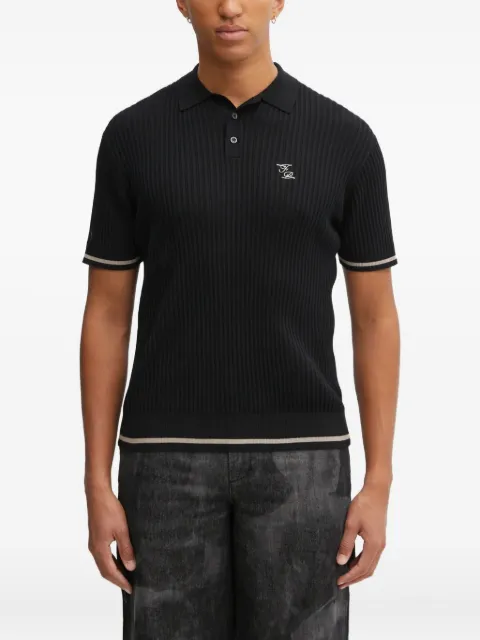 Filling Pieces playera tipo polo con logo bordado
