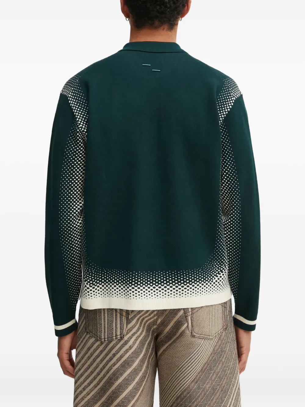 Filling Pieces Poloshirt met lange mouwen Groen