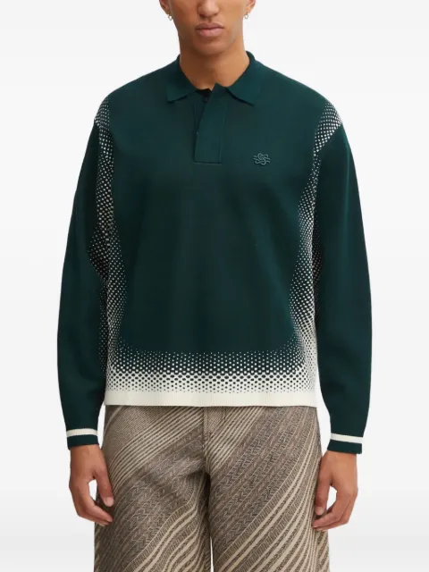 Filling Pieces long-sleeves polo shirt