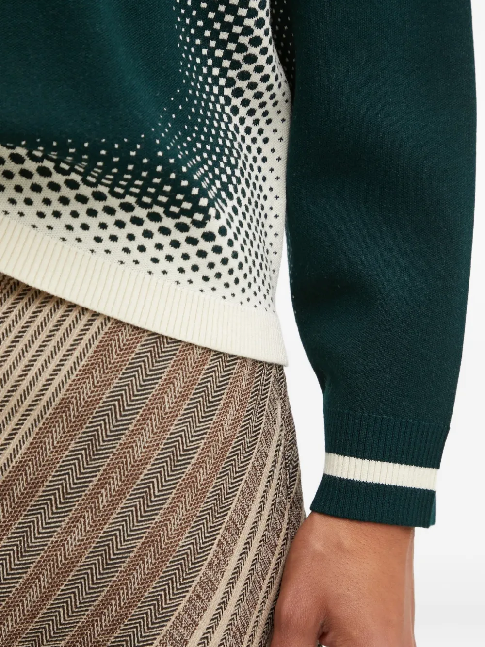 Filling Pieces Poloshirt met lange mouwen Groen