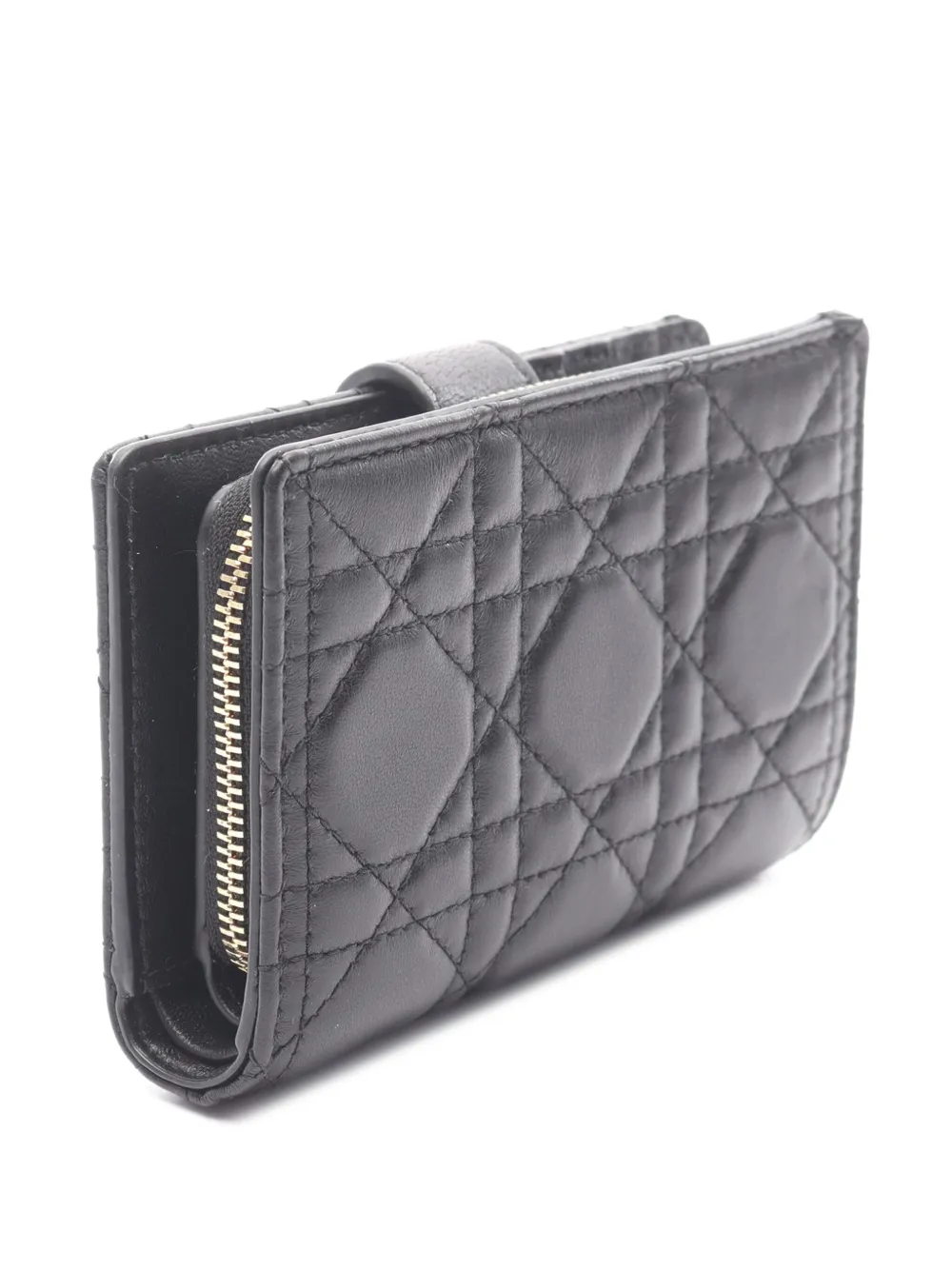 Christian Dior Pre-Owned 2000-2025 Lambskin Cannage My Dior Dittany Wallet small wallets | Image 2