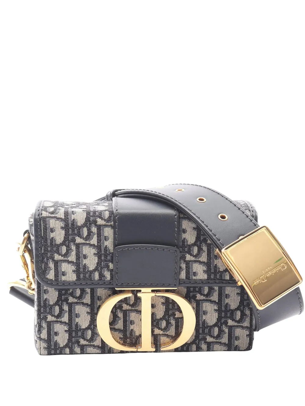 Christian Dior Pre-Owned 2000-2025 オブリーク キャンバス 30 モンテーニュ ボックスバッグ Christian Dior Pre-Owned 2000-2025 オブリーク キャンバス 30 モンテーニュ ボックスバッグ