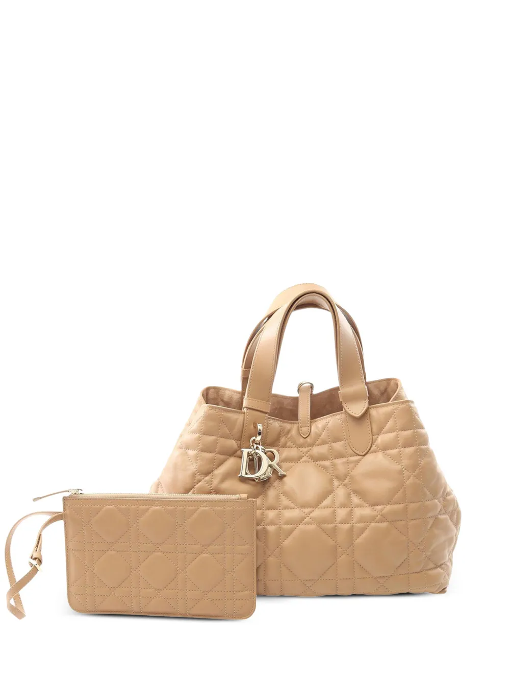 Christian Dior Pre-Owned 2020-2025 ミディアム カーフスキン マクロカナージュ トゥジュール ハンドバッグ