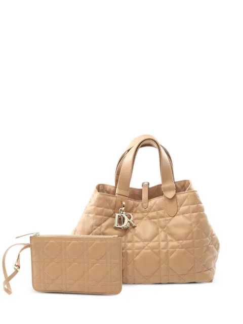 Christian Dior Pre-Owned 2020-2025 Medium Calfskin Macrocannage Toujours Bag tote bag