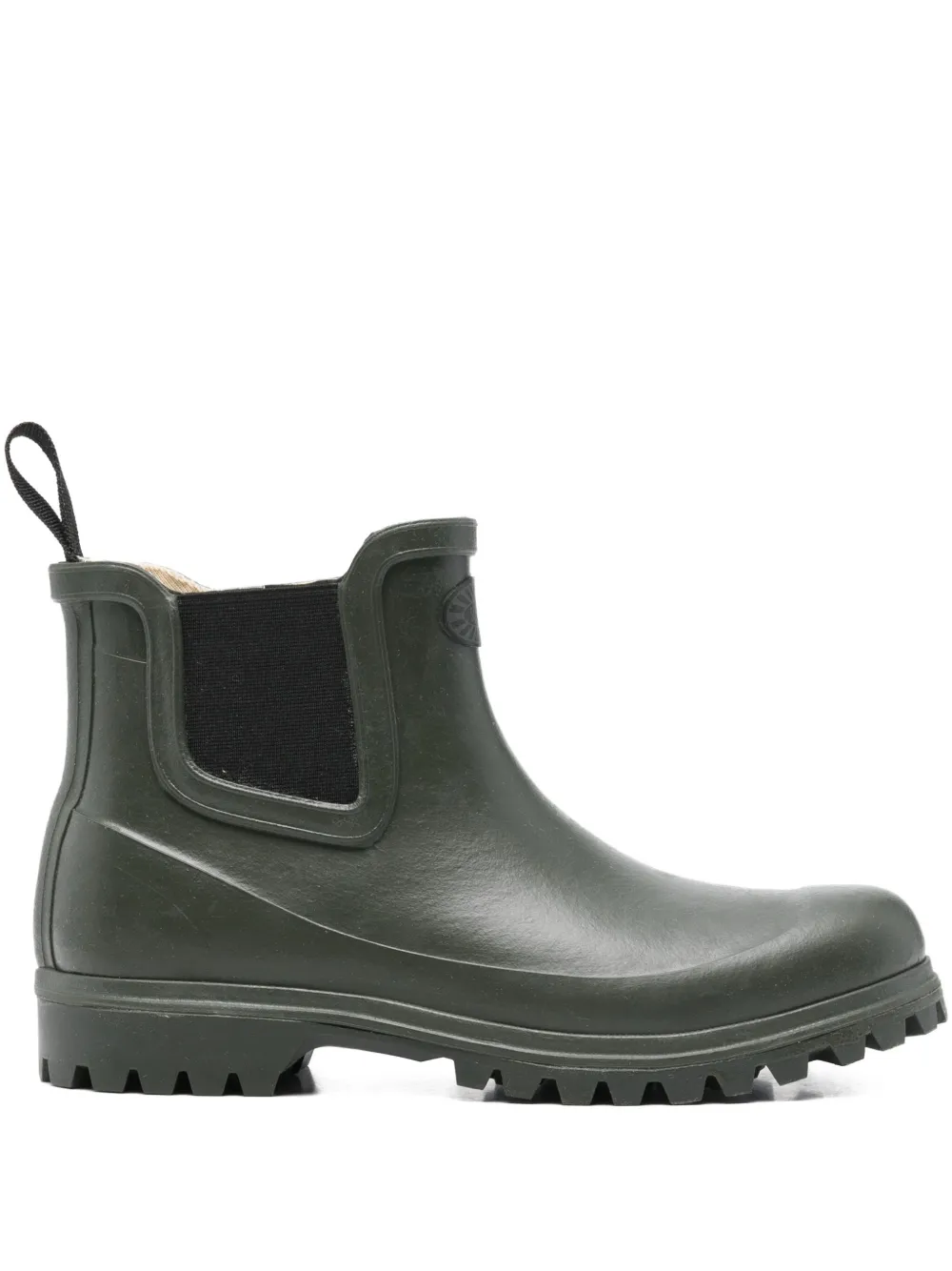 Superga Rubber Chelsea Boots In Green