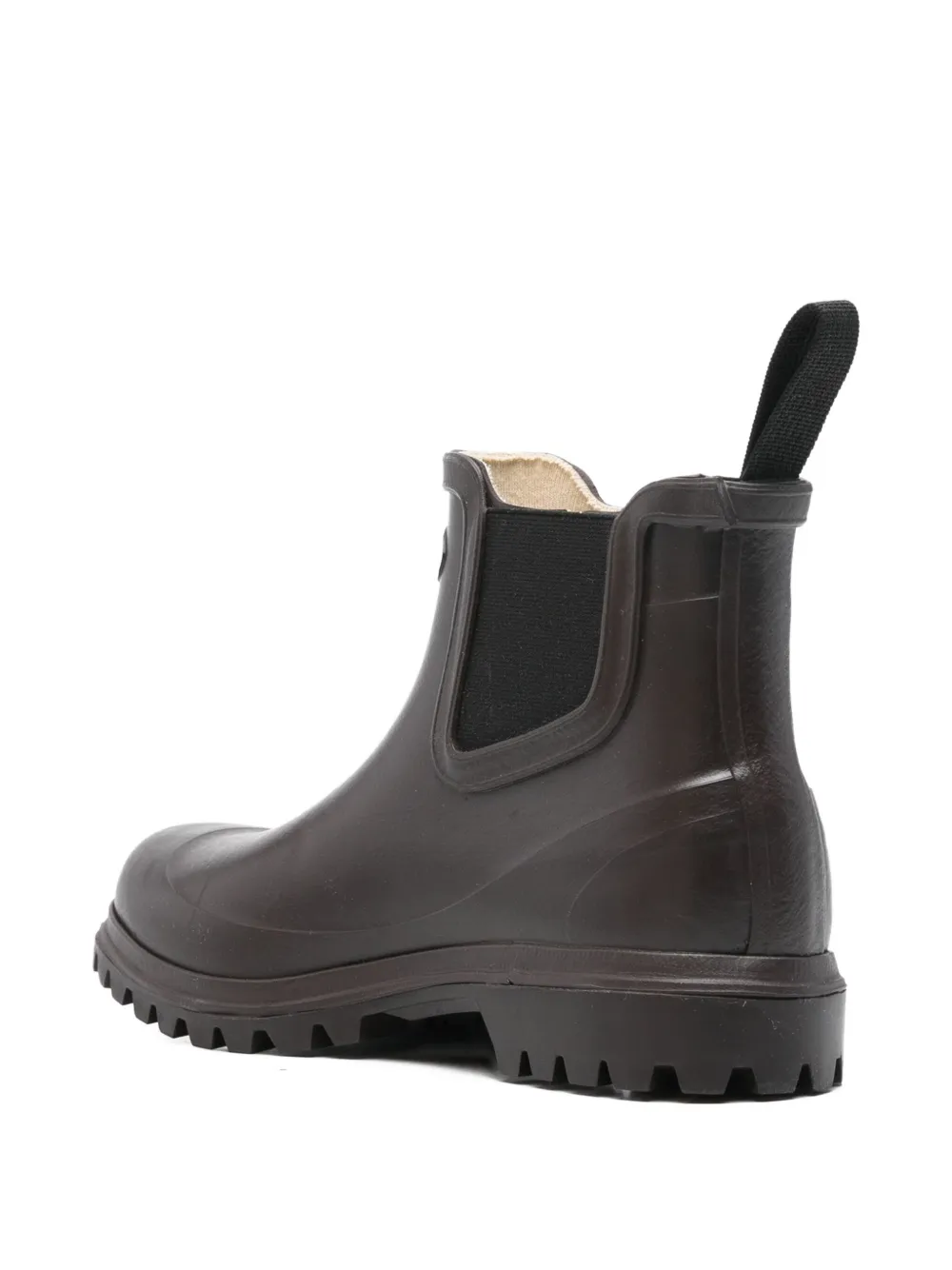 Superga Rubber Chelsea Boots In Animal Print