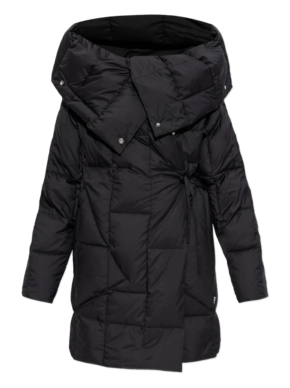 Add button quilted top | Black | Image 1