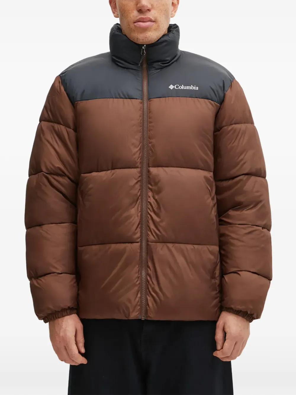 Columbia Puffect™ padded zip-fastening jacket | Brown | Image 1