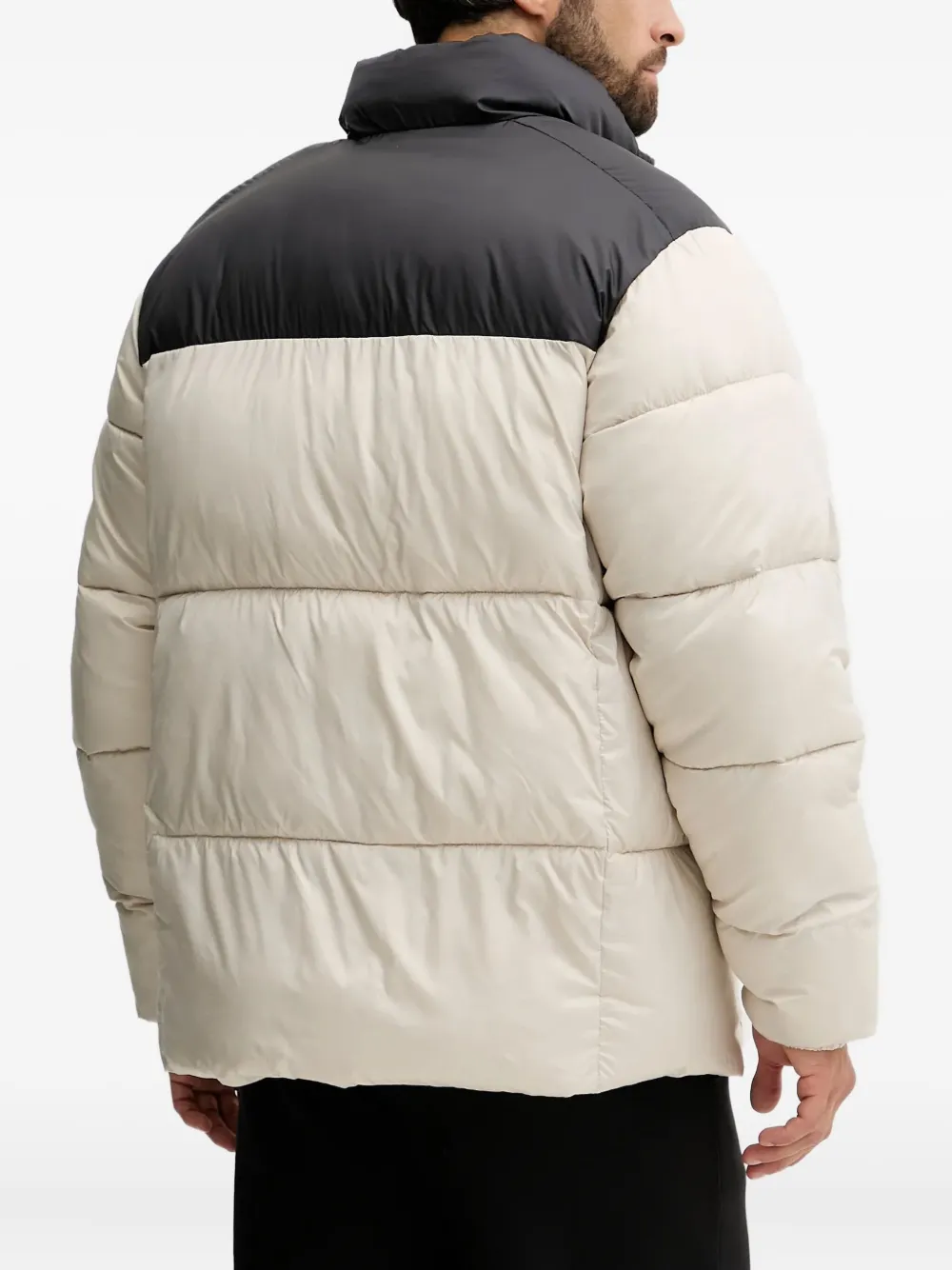 Columbia Gewatteerd jack met colourblocking Beige