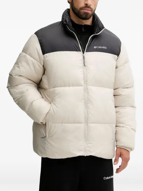 Columbia colourblock padded jacket