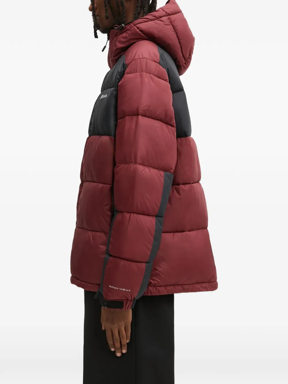  Columbia Pike Lake™ Hooded Colour-block Jacket - Red 