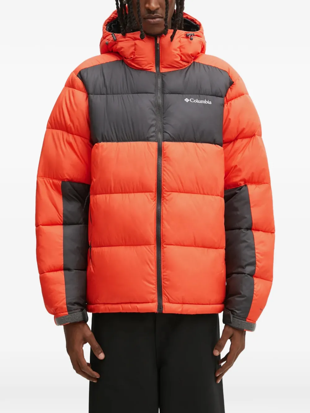 Columbia Pike Lake™ hooded colour-block jacket | Orange | Image 1