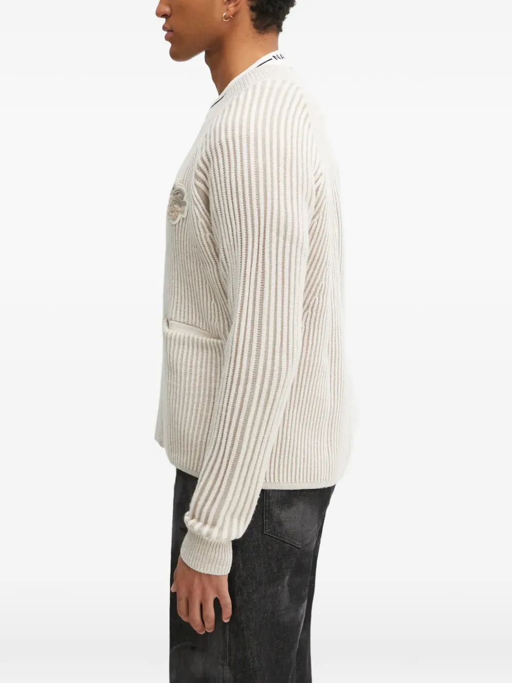 Filling Pieces Atmosphere geribbeld vest Beige
