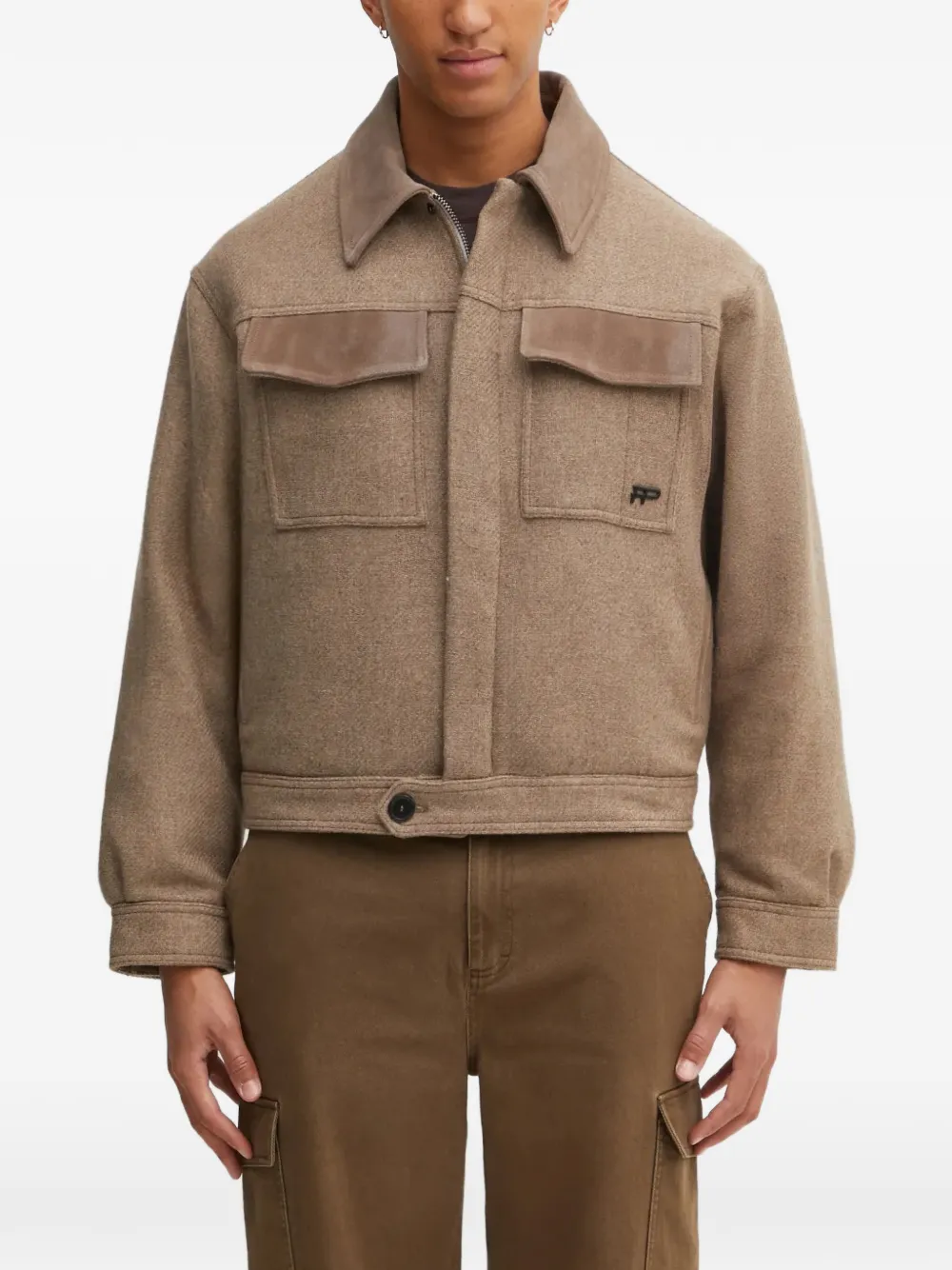 Filling Pieces Box Varsity jacket - Toni neutri
