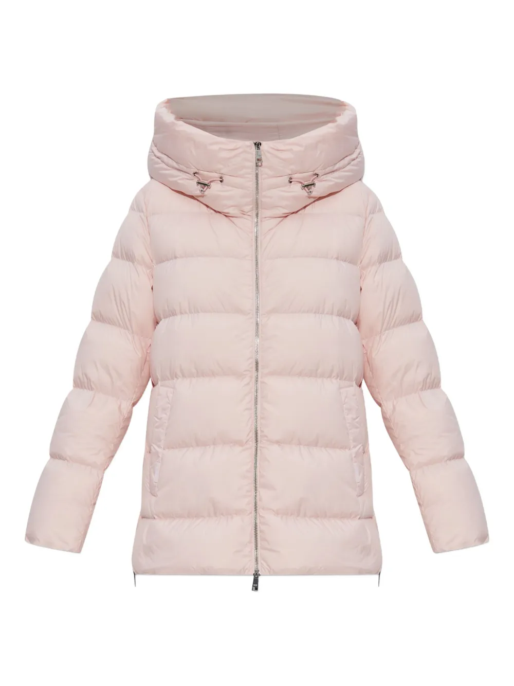 Add padded hooded jacket | Pink | Image 1