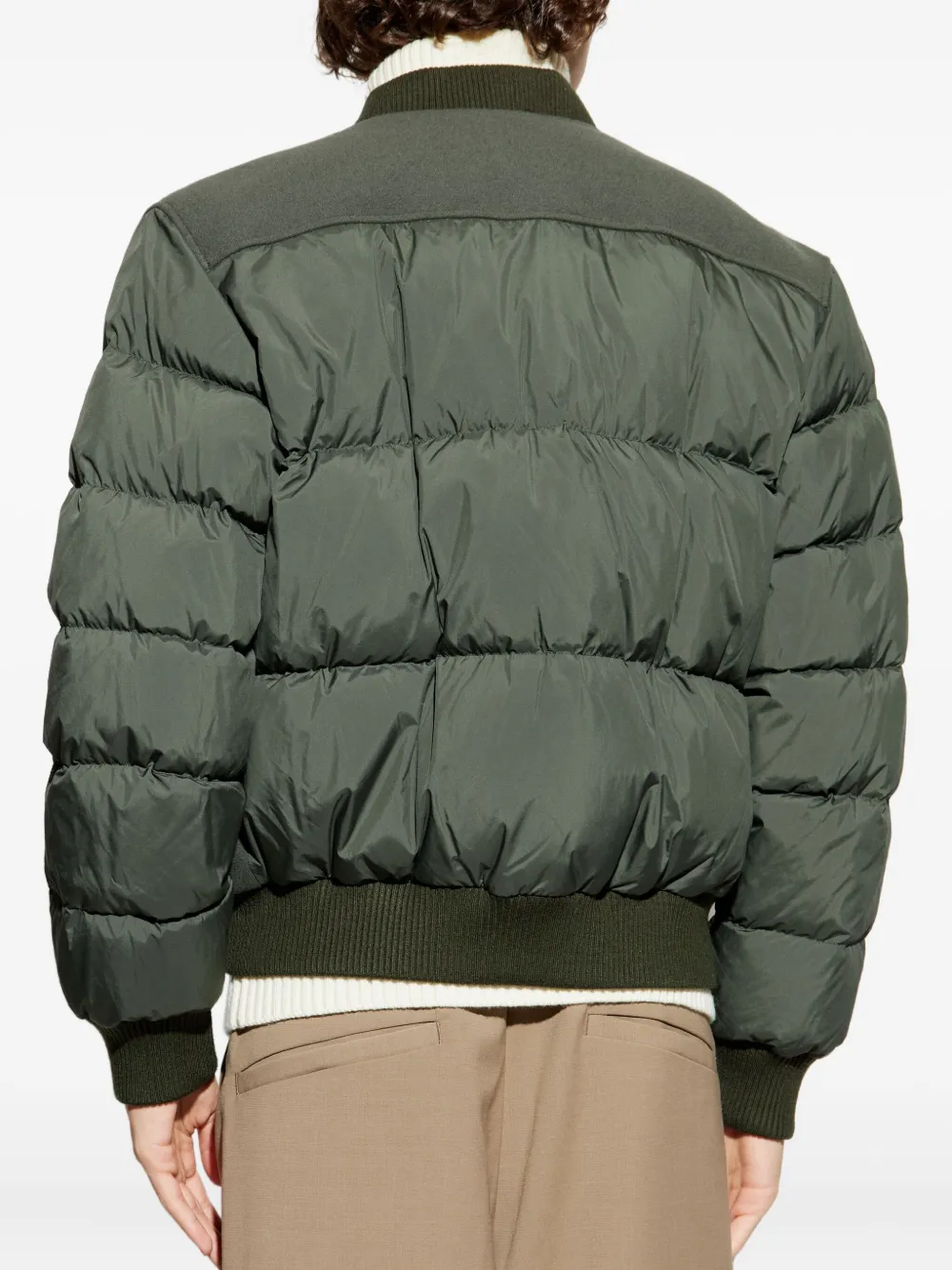 Add Wool Ped Jacket In Green