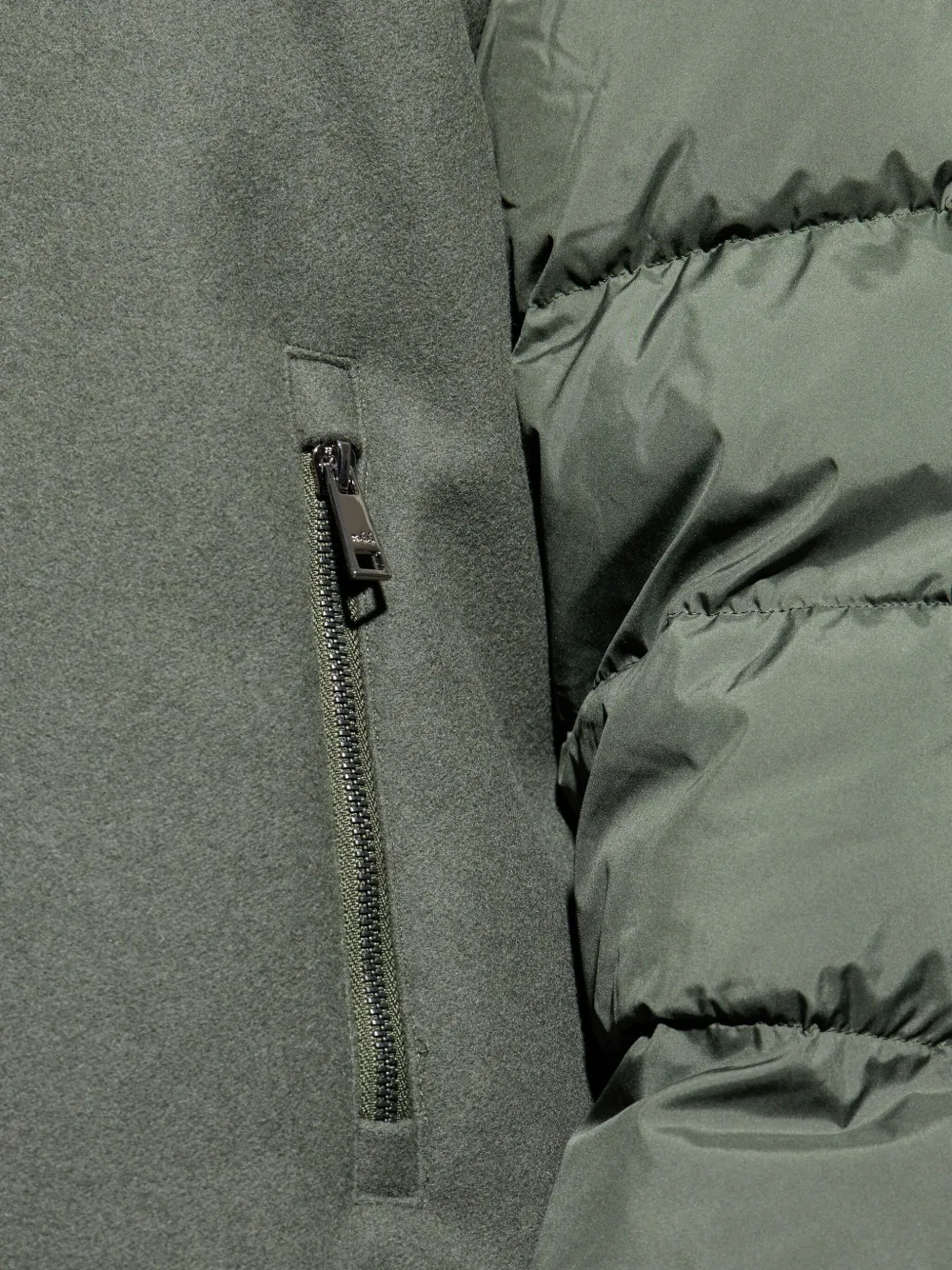 Add Wool Ped Jacket In Green