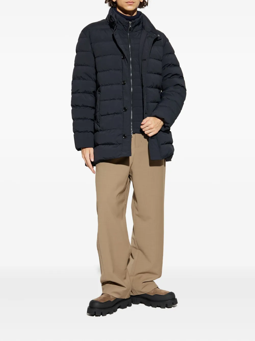 Add Buttoned padded coat | Down Coats | Image 2