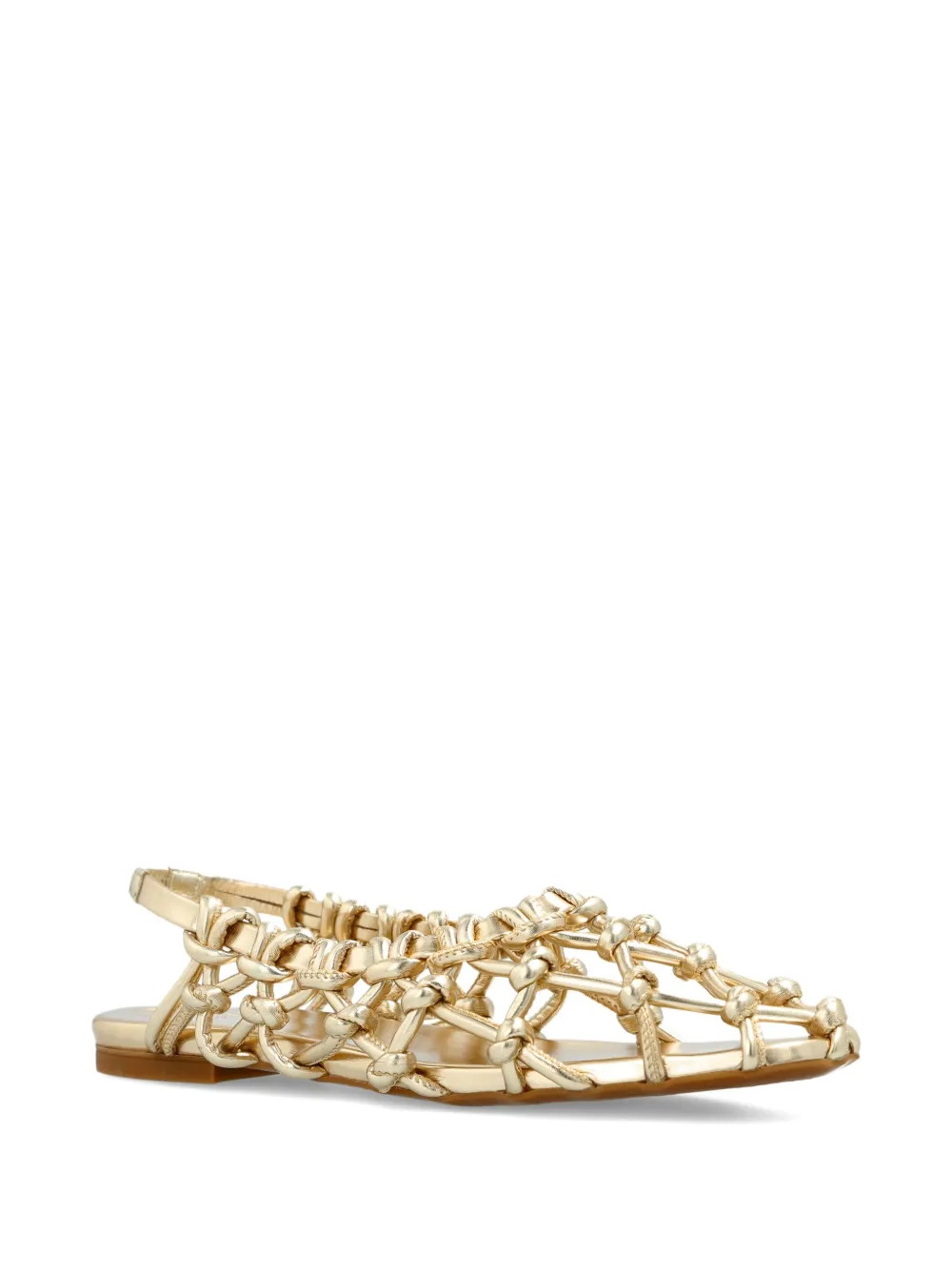 Odissi Knotted Trainers In Gold