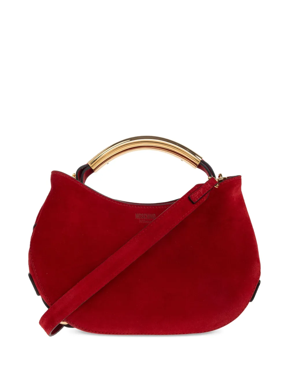 Moschino Handle Me ラウンド ショルダーバッグ - レッド