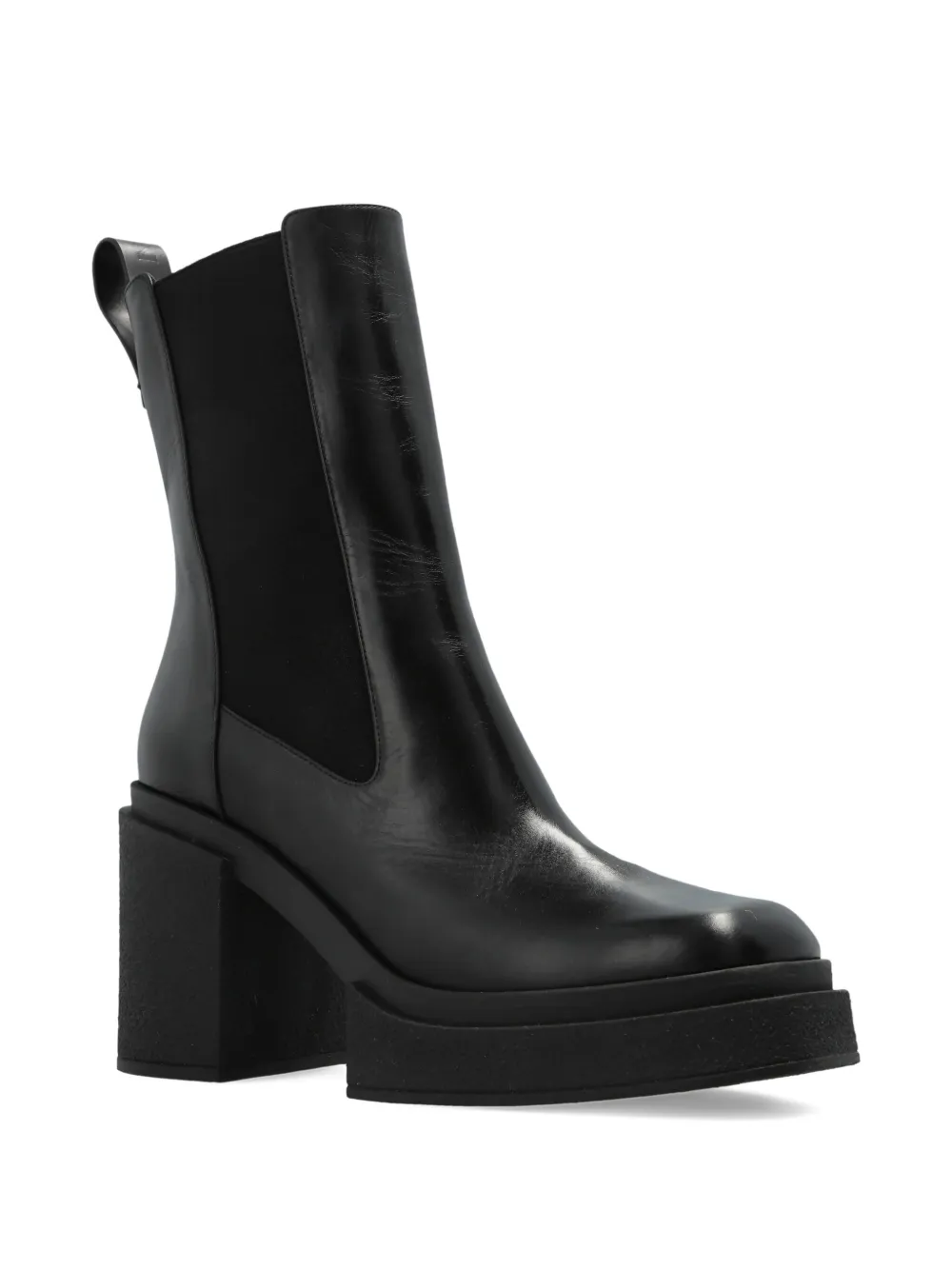 Nodaleto 100mm Platform Leather Boots In Multi