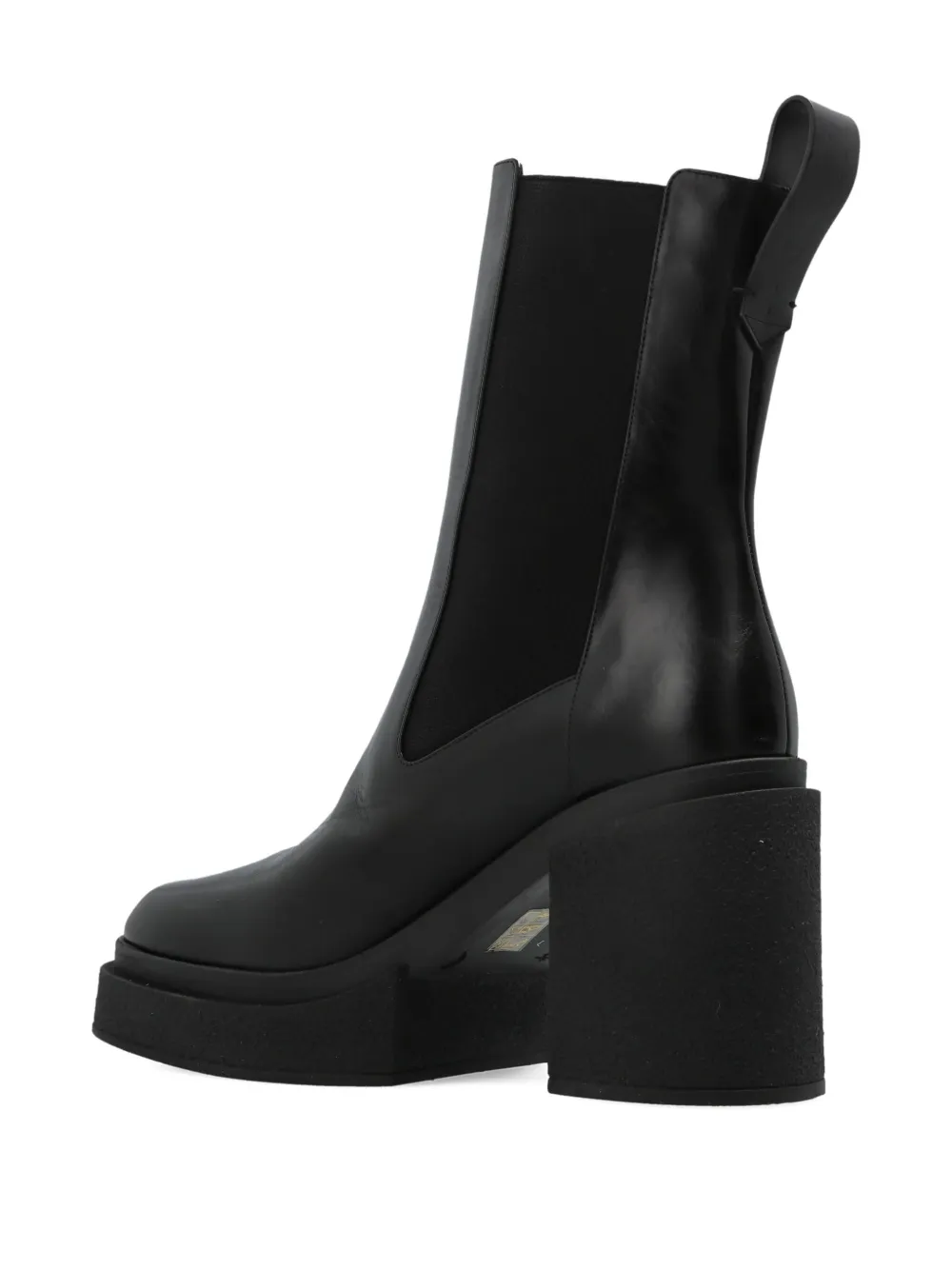Nodaleto 100mm Platform Leather Boots In Multi